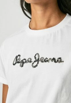 Pepe Jeans BABETTE - T-shirt Imprimé - Blanco -Pepe Jeans Soldes Magasin d4c72162817c46248ab97ad5e264b176