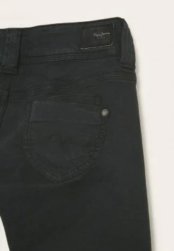 Pepe Jeans VENUS CROP - Short En Jean - Black -Pepe Jeans Soldes Magasin d510dddff95f4f3094772baf9021ae4a