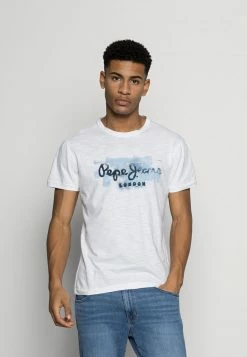 Pepe Jeans GOLDERS N - T-shirt Imprimé - Optic White