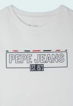 Pepe Jeans CASTIEL - T-shirt Imprimé - Blanco -Pepe Jeans Soldes Magasin d6f3cfec3f8d4c9081d44566e68e1f0f