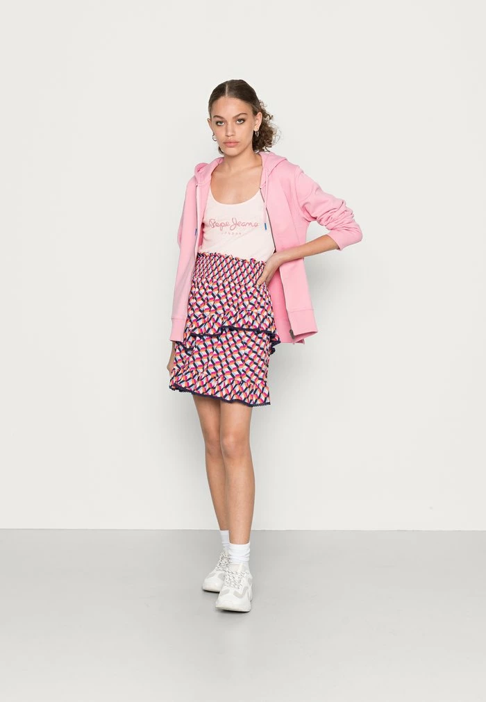 Pepe Jeans CALISTA ZIPPER - Sweat à Capuche Zippé - Washed Pink 2 Pepe Jeans CALISTA ZIPPER - Sweat à Capuche Zippé - Washed Pink – Image 2