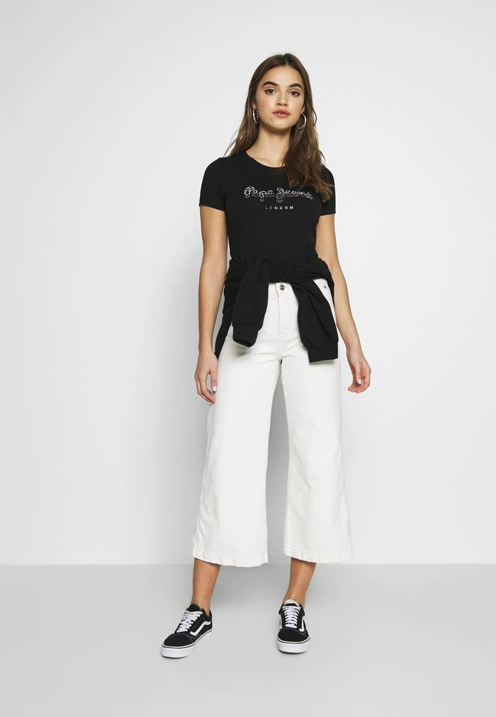 Pepe Jeans BEATRICE - T-shirt Imprimé - Black 2 Pepe Jeans BEATRICE - T-shirt Imprimé - Black – Image 2