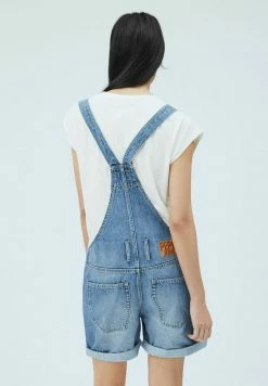 Pepe Jeans ABBY FABBY - Salopette - Blue Denim -Pepe Jeans Soldes Magasin da5cab5e4a0e46cba37695e4d19e523a