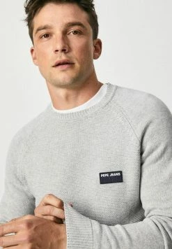 Pepe Jeans EDWARD - Pullover - Gris Marl -Pepe Jeans Soldes Magasin dace3c43f7bf49a4a4c4f0681a211b38