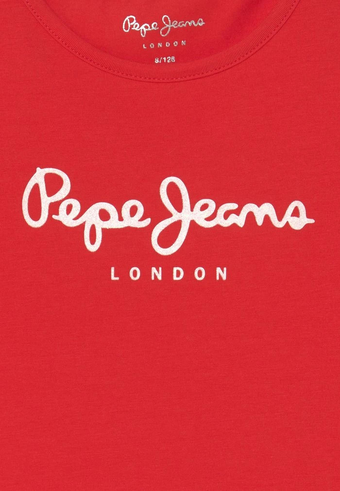 Pepe Jeans HANA GLITTER - T-shirt Imprimé - Red 3 Pepe Jeans HANA GLITTER - T-shirt Imprimé - Red – Image 3