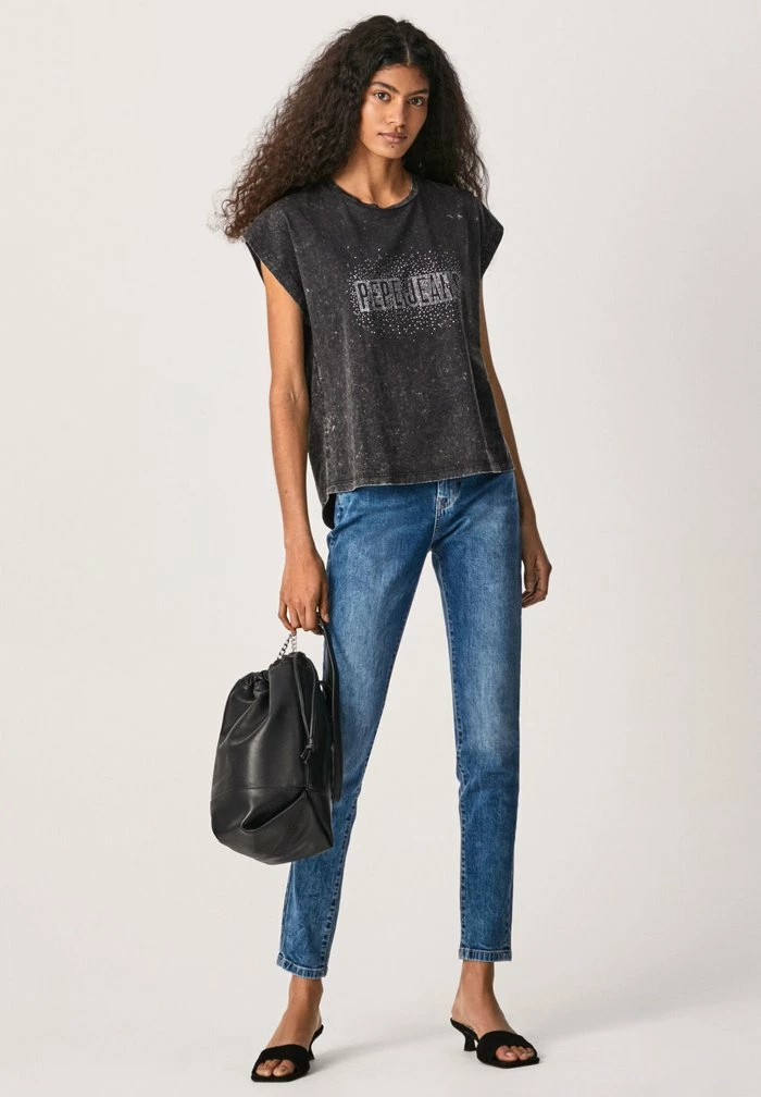 Pepe Jeans BON - T-shirt Imprimé - Black 2 Pepe Jeans BON - T-shirt Imprimé - Black – Image 2