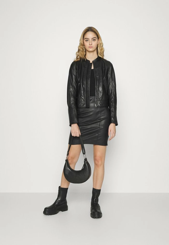 Pepe Jeans FLAWN - Veste En Cuir - Black 2 Pepe Jeans FLAWN - Veste En Cuir - Black – Image 2