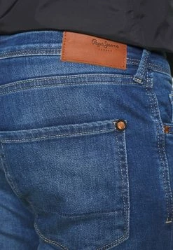 Pepe Jeans FINSBURY - Jean Slim - Blue Denim -Pepe Jeans Soldes Magasin dd816f4fe40c48009e0f2a3f16d4ab8f