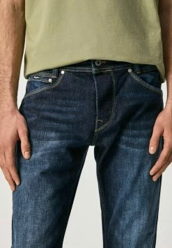 Pepe Jeans SPIKE - Jean Droit - Blue Denim -Pepe Jeans Soldes Magasin ddd020456bb9461cb80fd9292824ae21