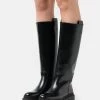 Pepe Jeans BETTLE RAIN - Bottes à Plateau - Black