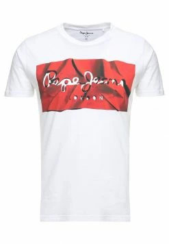Pepe Jeans RAURY - T-shirt Imprimé - White -Pepe Jeans Soldes Magasin de926e15d36a4dd09084af2a35c335cb