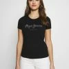Pepe Jeans BEATRICE - T-shirt Imprimé - Black