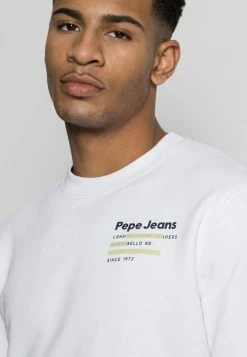 Pepe Jeans DUNCAN - Sweatshirt - White -Pepe Jeans Soldes Magasin e062e713dfe649c0b5d1c24ed06e3fce