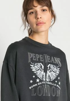 Pepe Jeans CADENCE - Sweatshirt - Washed Black -Pepe Jeans Soldes Magasin e068a3ca190e467ab905ab335f955239