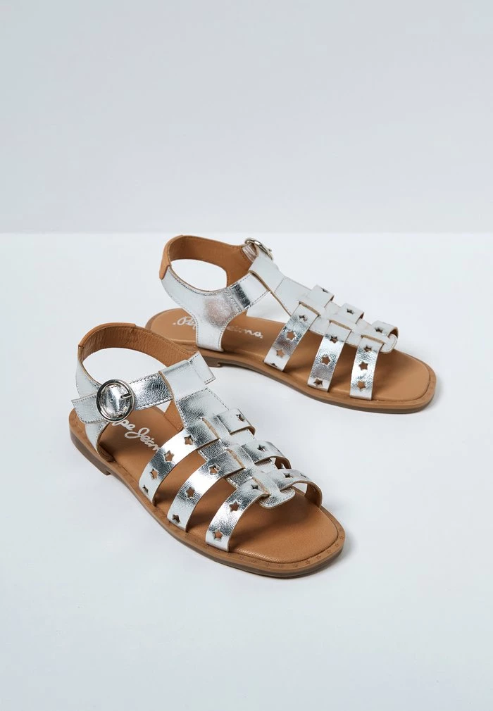 Pepe Jeans IRMA STARS - Sandales - Plata 2 Pepe Jeans IRMA STARS - Sandales - Plata – Image 2