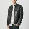 Pepe Jeans LESTER - Veste En Cuir - Black
