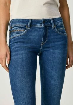 Pepe Jeans NEW BROOKE - Jean Droit - Blue Denim -Pepe Jeans Soldes Magasin e2d79cd77f6445b380e2b2319e748d1c
