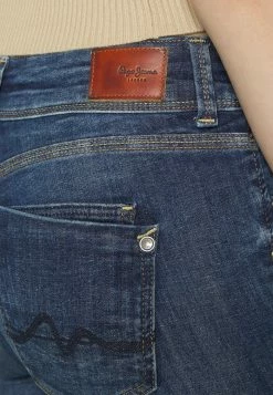 Pepe Jeans HOLLY - Jean Droit - Dark Blue Denim -Pepe Jeans Soldes Magasin e336c27674a242d0a1f9699c3d0d00d0