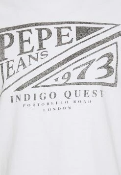 Pepe Jeans SPIKE - T-shirt Imprimé - White 5 Pepe Jeans SPIKE - T-shirt Imprimé - White -Pepe Jeans Soldes Magasin e47c066192c64602827c8128088c047e
