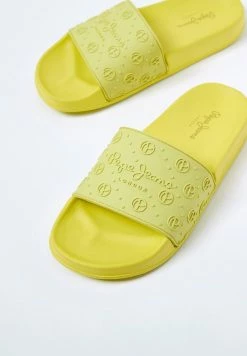 Pepe Jeans SLIDER SPORT - Mules - Acid Green -Pepe Jeans Soldes Magasin e4c05c34c7cc43a8803a1f437a31f9c1