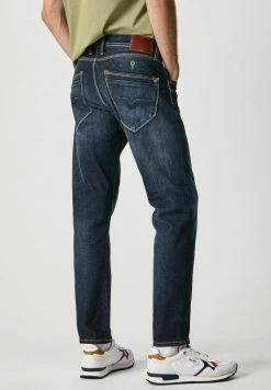 Pepe Jeans SPIKE - Jean Droit - Blue Denim -Pepe Jeans Soldes Magasin e4da5ff664d9437186ada4143d0c1e0c