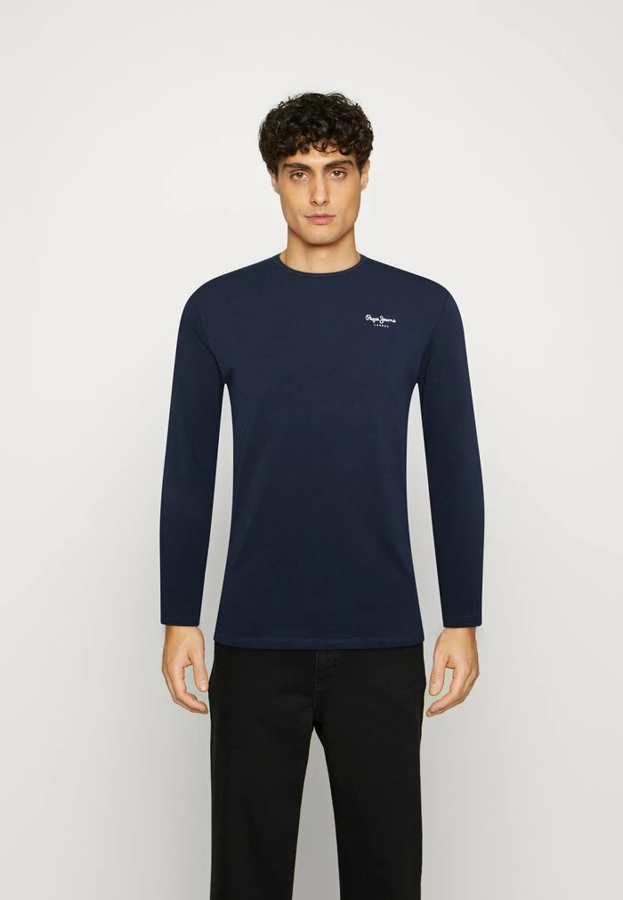 Pepe Jeans ORIGINAL BASIC LONG - T-shirt à Manches Longues - Dar Blue 1 Pepe Jeans ORIGINAL BASIC LONG - T-shirt à Manches Longues - Dar Blue