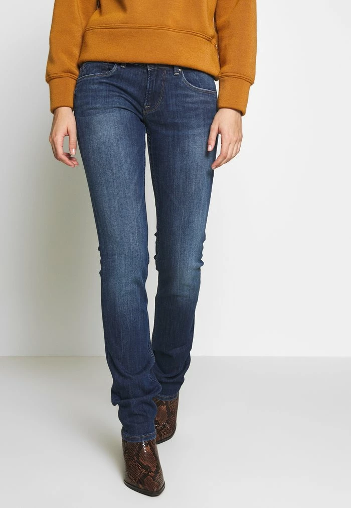 Pepe Jeans HOLLY - Jean Droit - Dark-blue Denim 1 Pepe Jeans HOLLY - Jean Droit - Dark-blue Denim