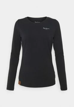 Pepe Jeans AMBERTA - T-shirt à Manches Longues - Black