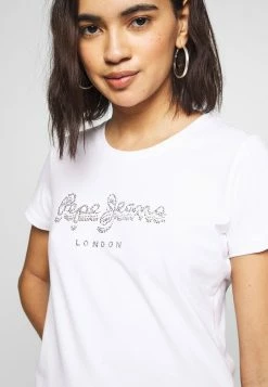 Pepe Jeans BEATRICE - T-shirt Imprimé - Optic White 9 Pepe Jeans BEATRICE - T-shirt Imprimé - Optic White -Pepe Jeans Soldes Magasin e8ba267bf4574d3fbd449afc9fcf201d