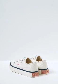 Pepe Jeans OTTIS W BASS - Baskets Basses - Blanco -Pepe Jeans Soldes Magasin e9557dcccaf141149a48264c1871c8c9