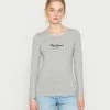 Pepe Jeans NEW VIRGINIA - T-shirt à Manches Longues - Grey