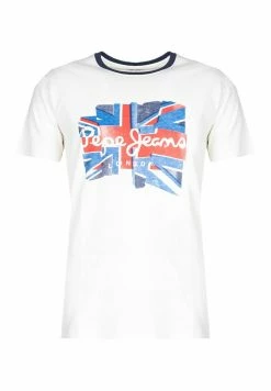 Pepe Jeans DONALD - T-shirt Imprimé - Weiß -Pepe Jeans Soldes Magasin eb895a74b82f4236b68641826f2939c6