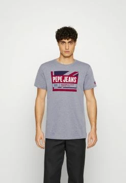 Pepe Jeans ADELARD - T-shirt Imprimé - Grey Marl