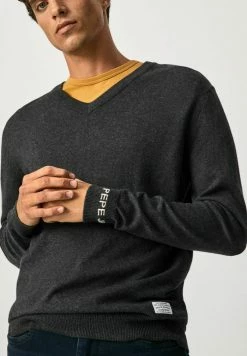 Pepe Jeans BASTIAN - Pullover - Dark Grey Marl -Pepe Jeans Soldes Magasin ecf4894f8cba482c92dca87fa7b07be6