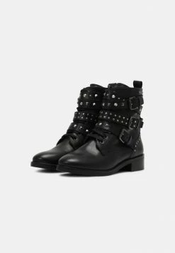 Pepe Jeans ORSETT ROCK - Bottines à Lacets - Black -Pepe Jeans Soldes Magasin ed1fd50aa94c495caf031419b1a6a93b