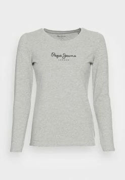 Pepe Jeans NEW VIRGINIA - T-shirt à Manches Longues - Grey -Pepe Jeans Soldes Magasin edc07917a52849c195f60f88940d5242