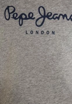 Pepe Jeans NEW HERMAN - T-shirt à Manches Longues - Grey Marl -Pepe Jeans Soldes Magasin ee898186ef264d0988ba847383969851