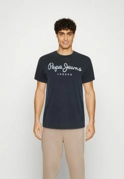 Pepe Jeans ESSENTIAL TEE - T-shirt Imprimé - Indigo