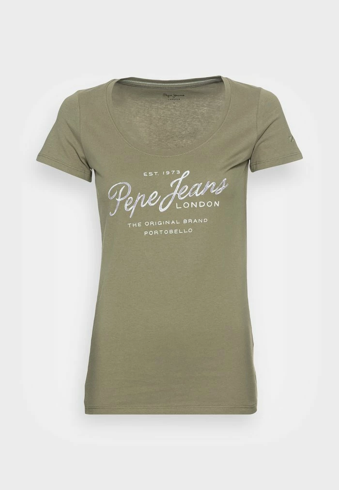 Pepe Jeans BAIA - T-shirt Imprimé - Vineyard Green 4 Pepe Jeans BAIA - T-shirt Imprimé - Vineyard Green – Image 4