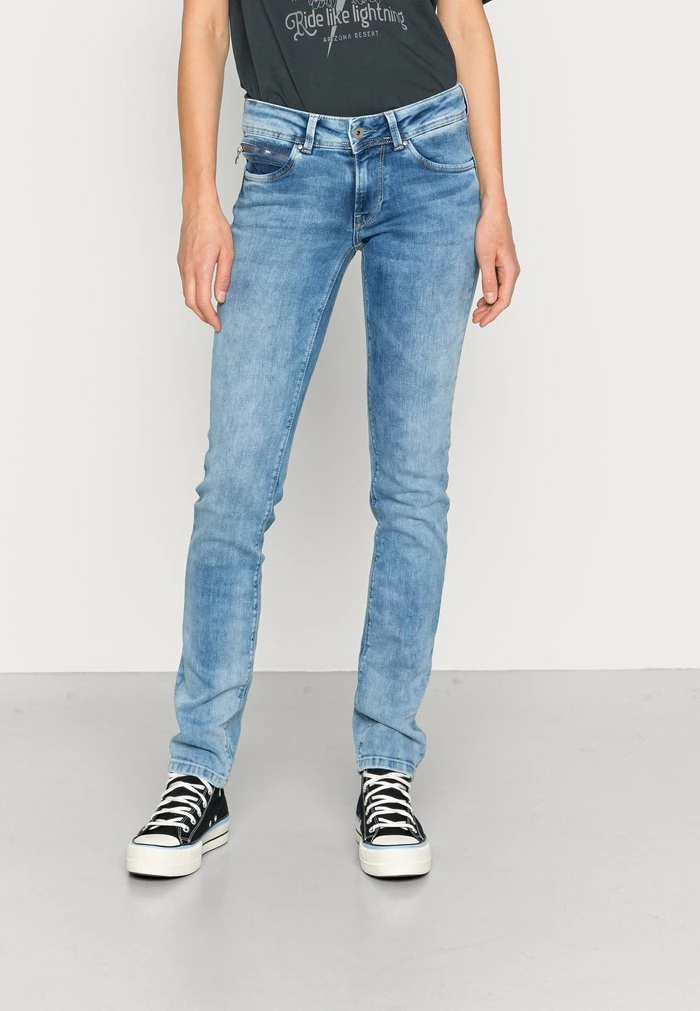 Pepe Jeans KATHA - Jean Slim - Denim 1 Pepe Jeans KATHA - Jean Slim - Denim