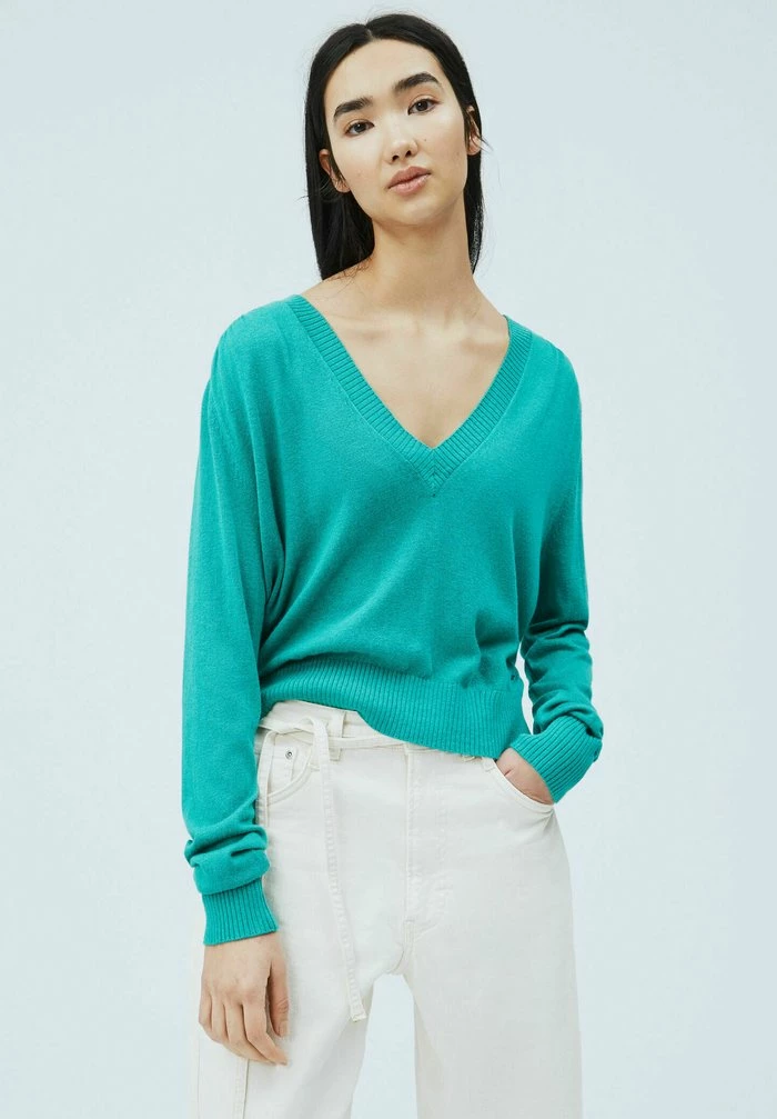 Pepe Jeans MARTINA - Pullover - Jadegrün 1 Pepe Jeans MARTINA - Pullover - Jadegrün