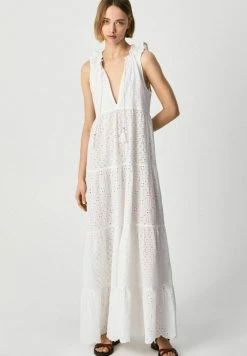 Pepe Jeans PEPE - Robe Longue - White