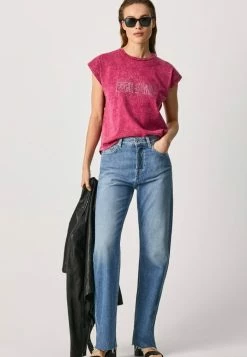 Pepe Jeans LOGO BON - T-shirt Imprimé - Orchid