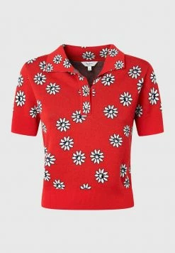 Pepe Jeans PRISCILLA - Polo - Royal Rot -Pepe Jeans Soldes Magasin f670496b36ee4d03bb22dd127eeeccab