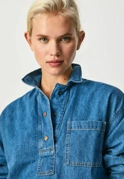 Pepe Jeans RILEY - Blouse - Denim 9 Pepe Jeans RILEY - Blouse - Denim -Pepe Jeans Soldes Magasin f72e734955724c959f87185a1050eb99