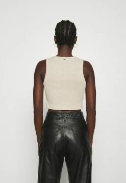 Pepe Jeans VICTORIA - Débardeur - Beige -Pepe Jeans Soldes Magasin f7a9e2f688044b8c82121e0f48643bcc