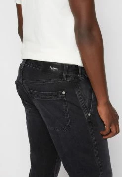 Pepe Jeans ADAMS - Jean Droit - Black Denim -Pepe Jeans Soldes Magasin f7c5d3e59f8c4d629e6b43bd3c7bf6f2