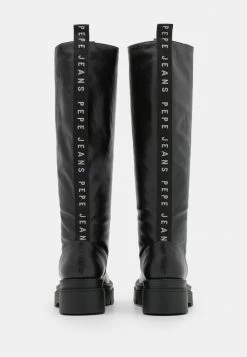 Pepe Jeans ENFIELD LONG - Bottes à Plateau - Black -Pepe Jeans Soldes Magasin f7e8665daaf7439d8815b65ee671867c