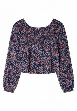 Pepe Jeans Blouse - Dark Blue/red