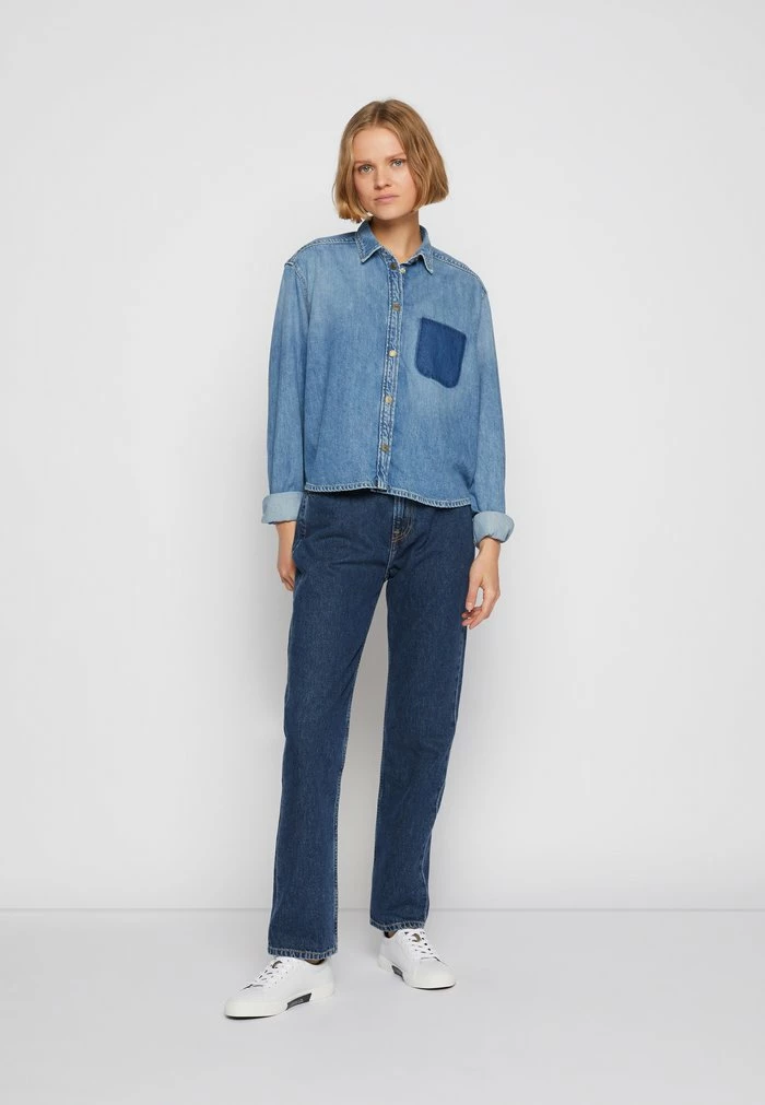 Pepe Jeans CELYN FROM US - Jean Droit - Deep Ocean Blue Vintage Wash 4 Pepe Jeans CELYN FROM US - Jean Droit - Deep Ocean Blue Vintage Wash – Image 4